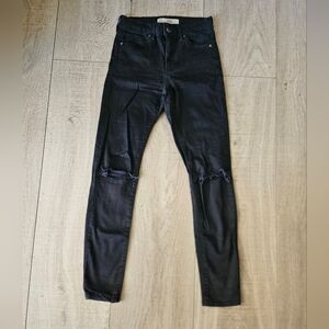 Distressed Topshop jeans